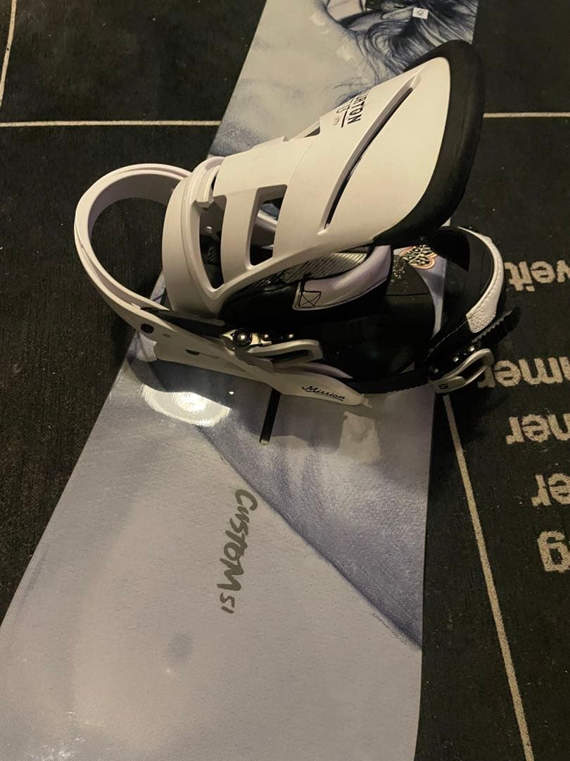 Burton custom 151cm バートンカスタム　ビンディングセット。