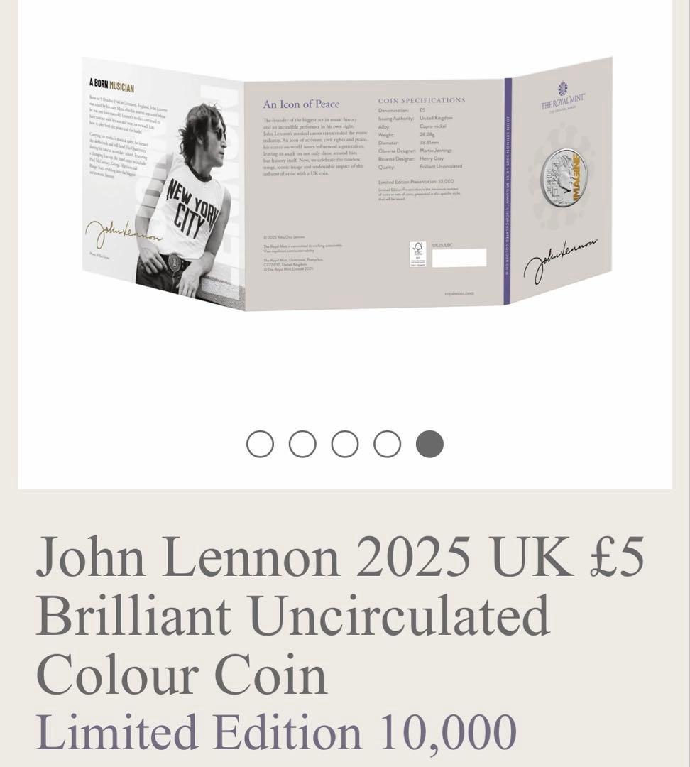 日本未発売品❗️ ジョン・レノンカラーとポール•マッカートニーセット