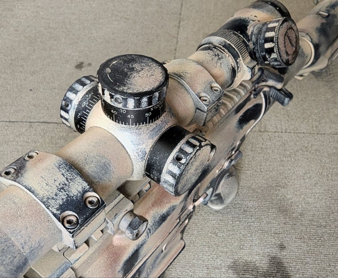 次世代電動ガン HK417 ショートハンドガード アーリーバリアント 実戦塗装