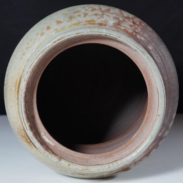 杉原祥公　丹波焼窯変水指　共箱　茶道具　六古窯