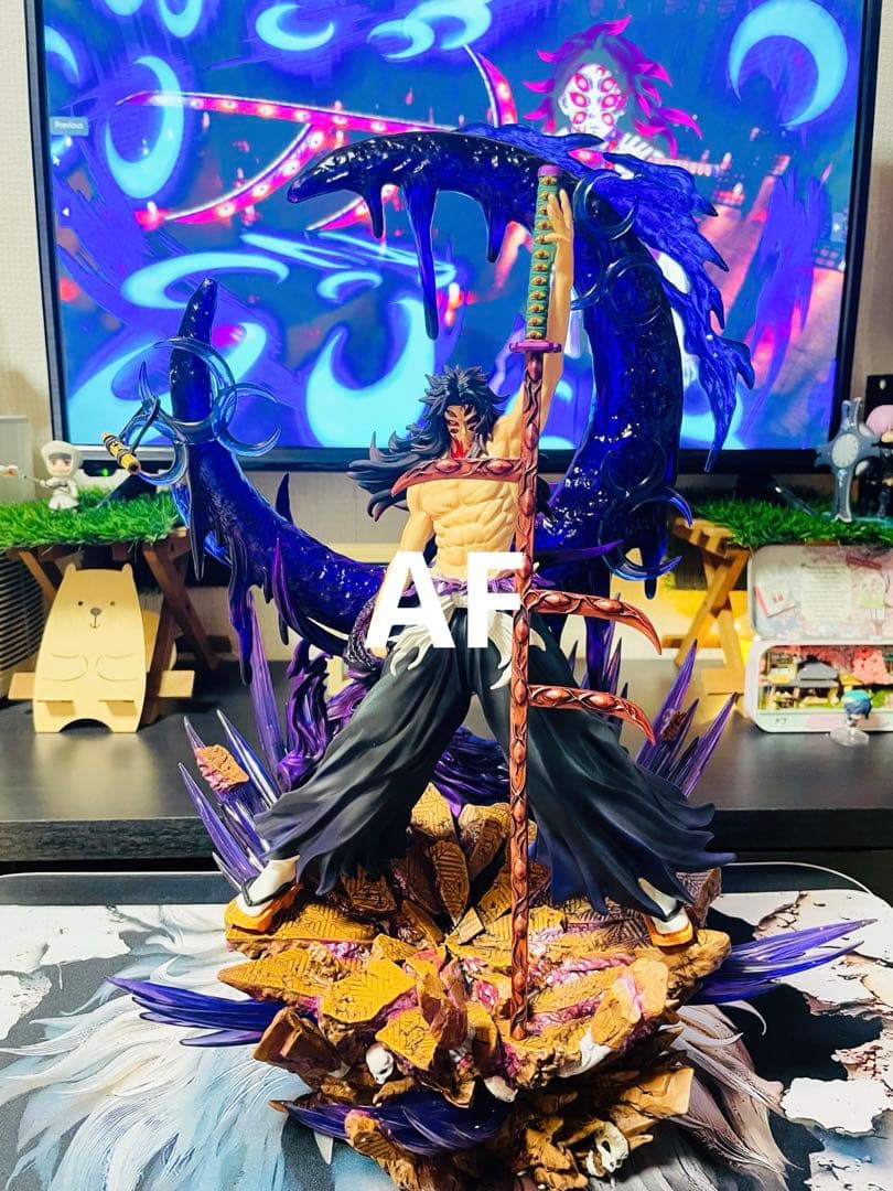 45cm 鬼滅の刃 黒死牟 フィギュア ガレージキット