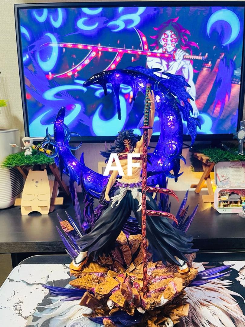 45cm 鬼滅の刃 黒死牟 フィギュア ガレージキット