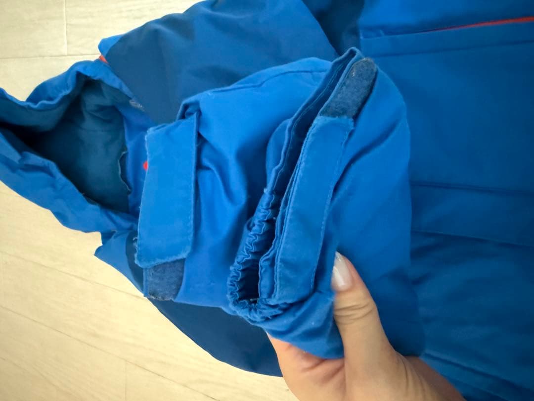 もこ★Columbia 子ども用スキーウェア 青