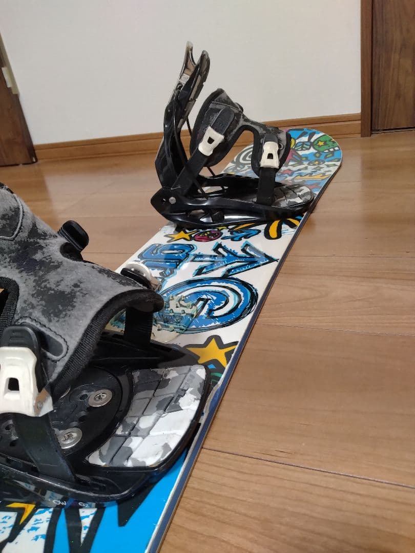 スノーボード 板 132 ビンディングセット gray FLOW