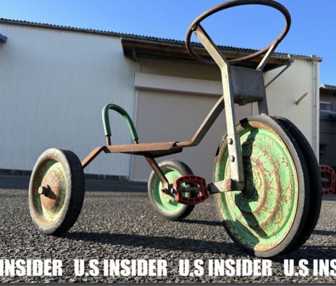 SP・セール‼︎ 鉄製三輪車■アメリカンヴィンテージ■大型73cm