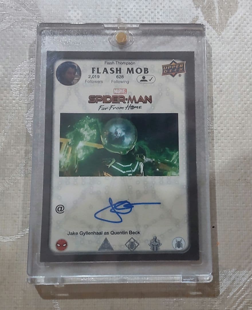 【スパイダーマン】ミステリオ ジェイク・ギレンホール サイン カード