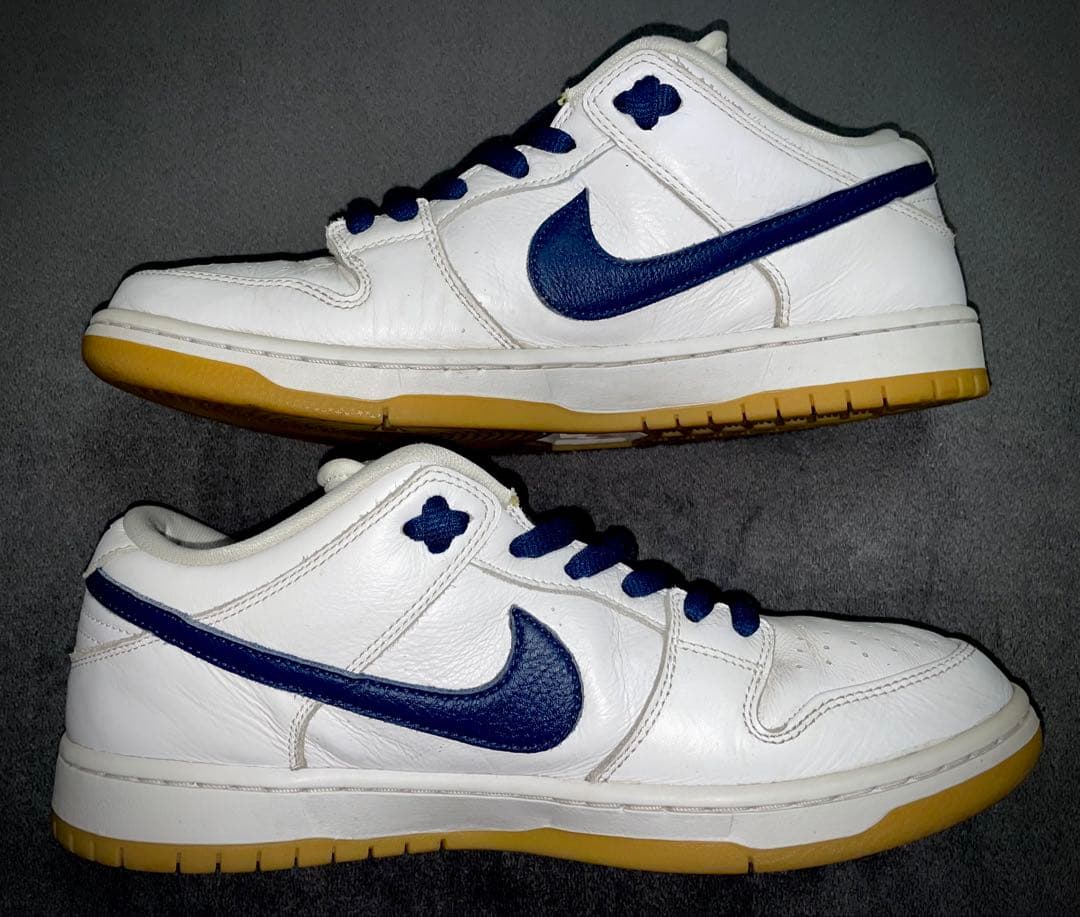 スケートボード Nike SB Dunk \"Orange Label White Navy\"