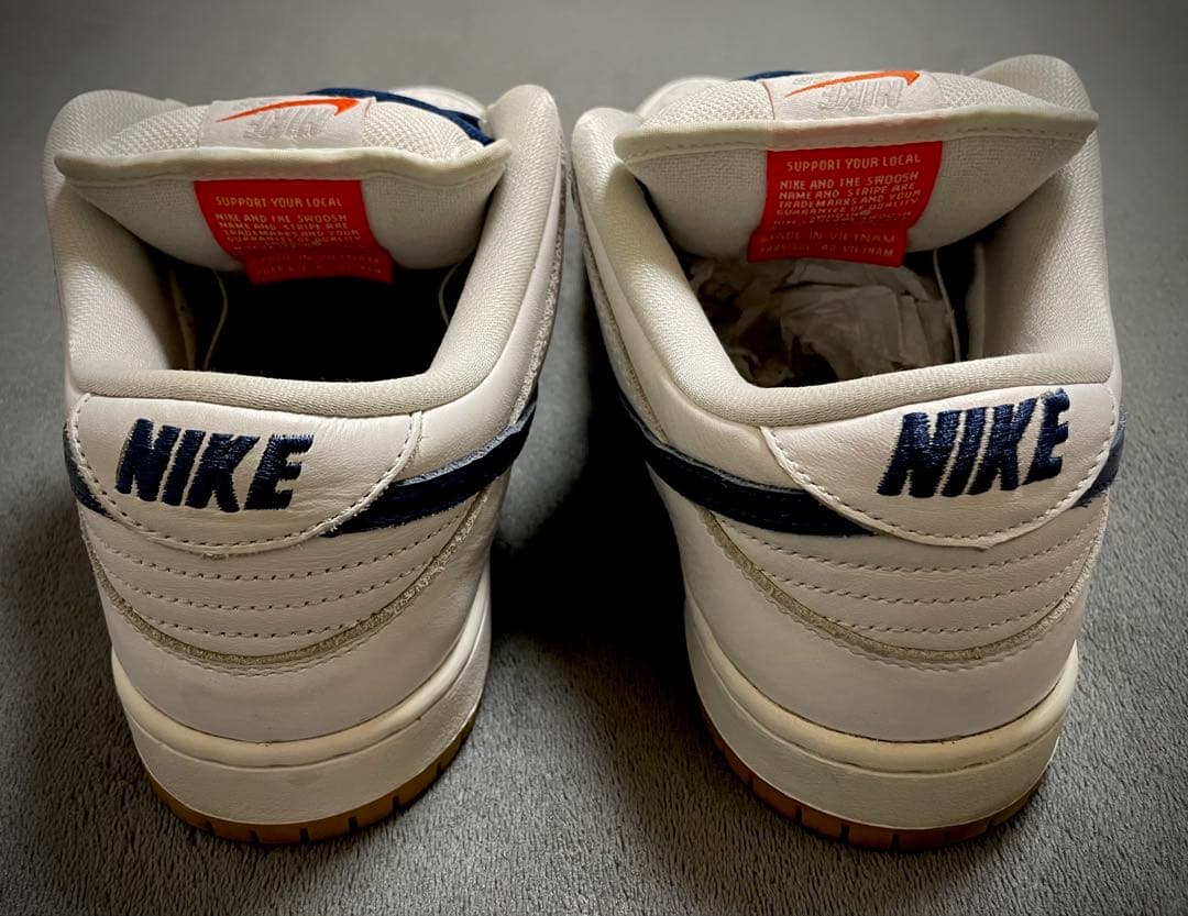 スケートボード Nike SB Dunk \"Orange Label White Navy\"