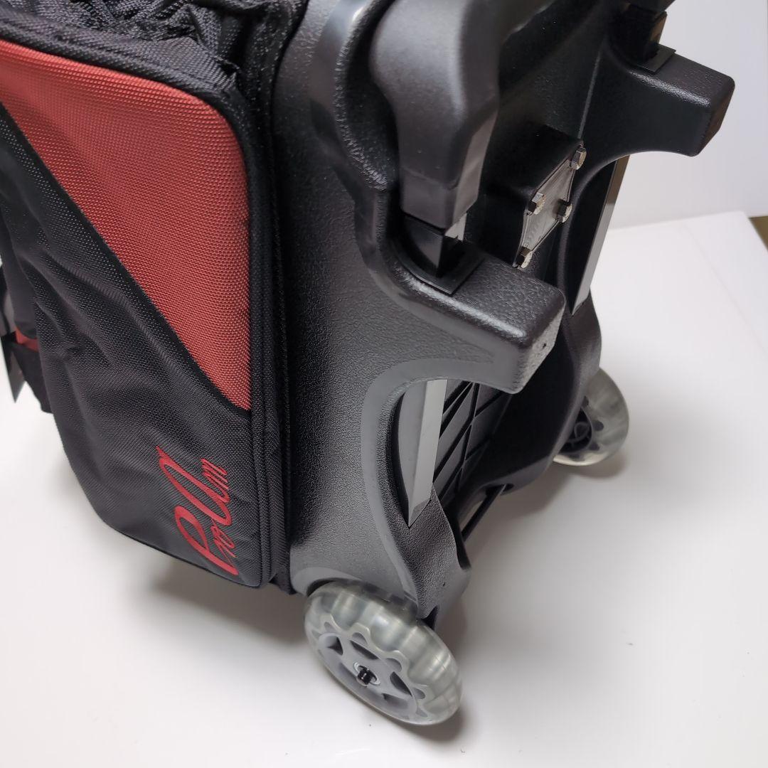 未使用✨　ABS PROam ボウリングバッグ 2個用　キャリー 3way 黒赤