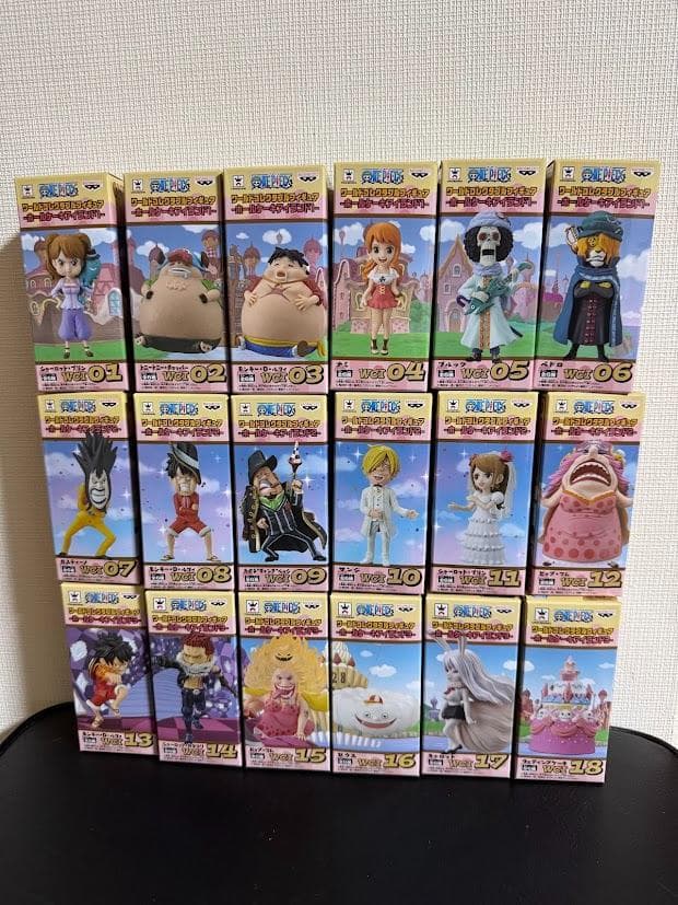 ワンピース　ワールドコレクタブルフィギュア ホールケーキアイランド 18体セット