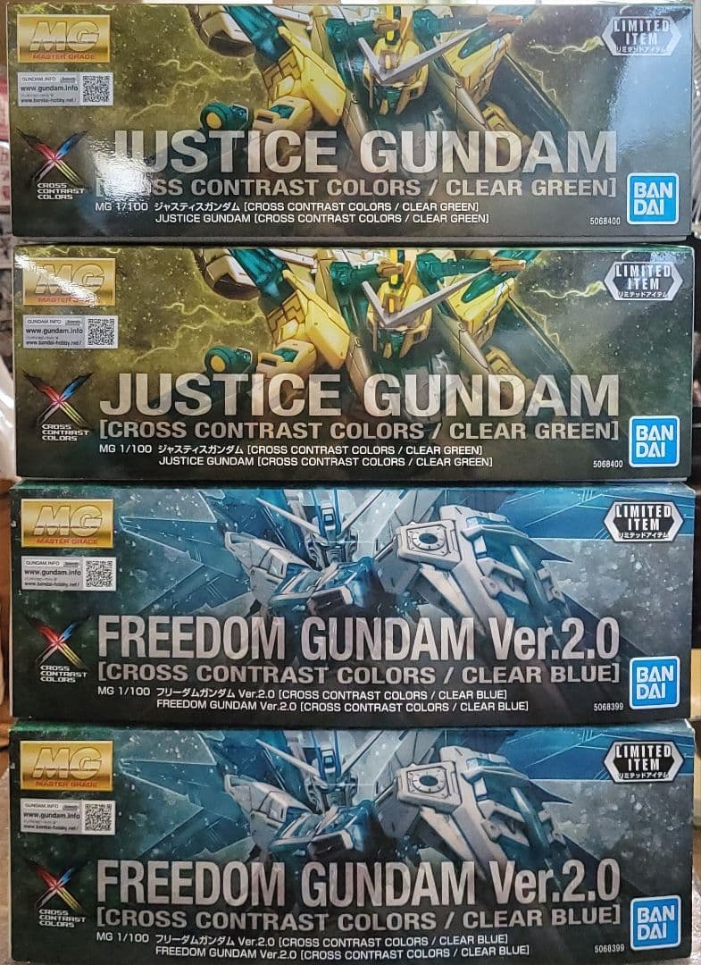 新品2種4個セットフリーダム ジャスティスCROSSCONTRASTCOLORS