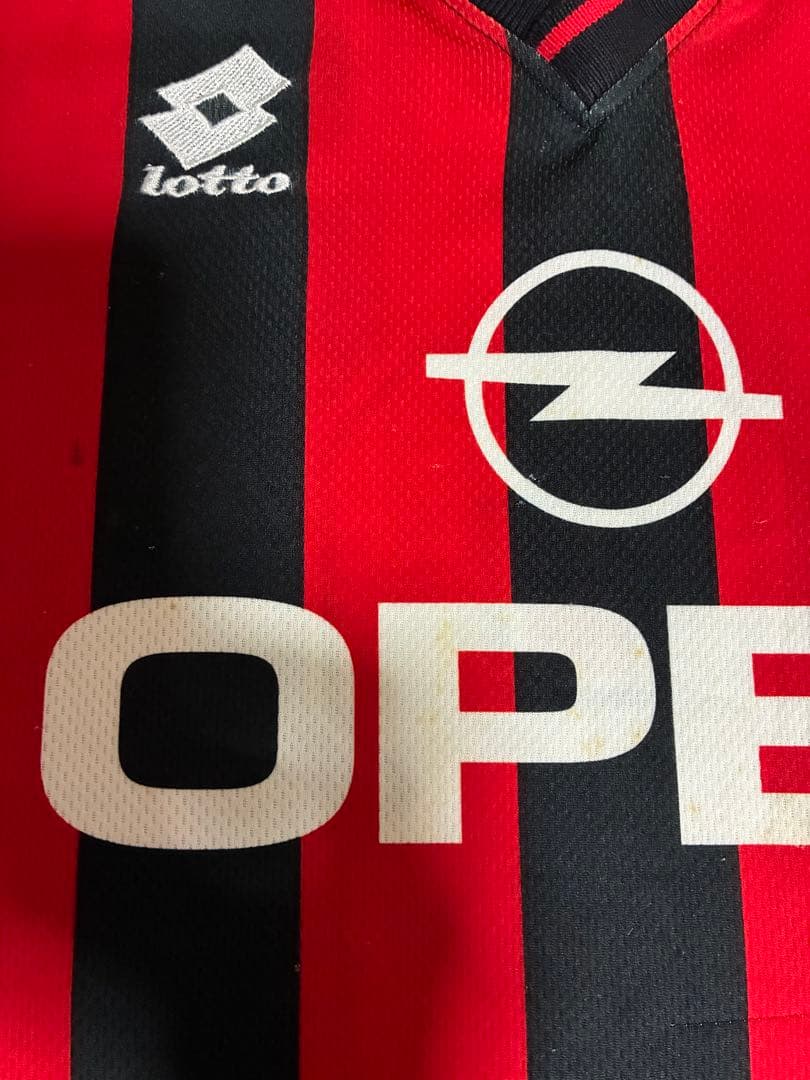 希少品/サッカーユニフォーム/lotto・AC MILAN・BAGGIO・18番