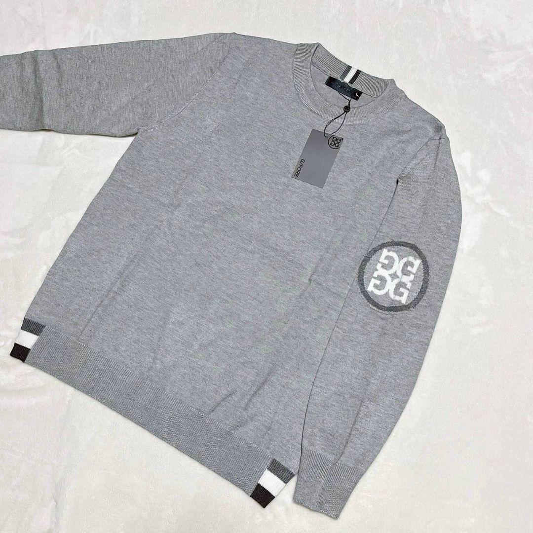 新品　G/FORE　ジーフォア　ゴルフ　セーター　ライトグレー　M　メンズ