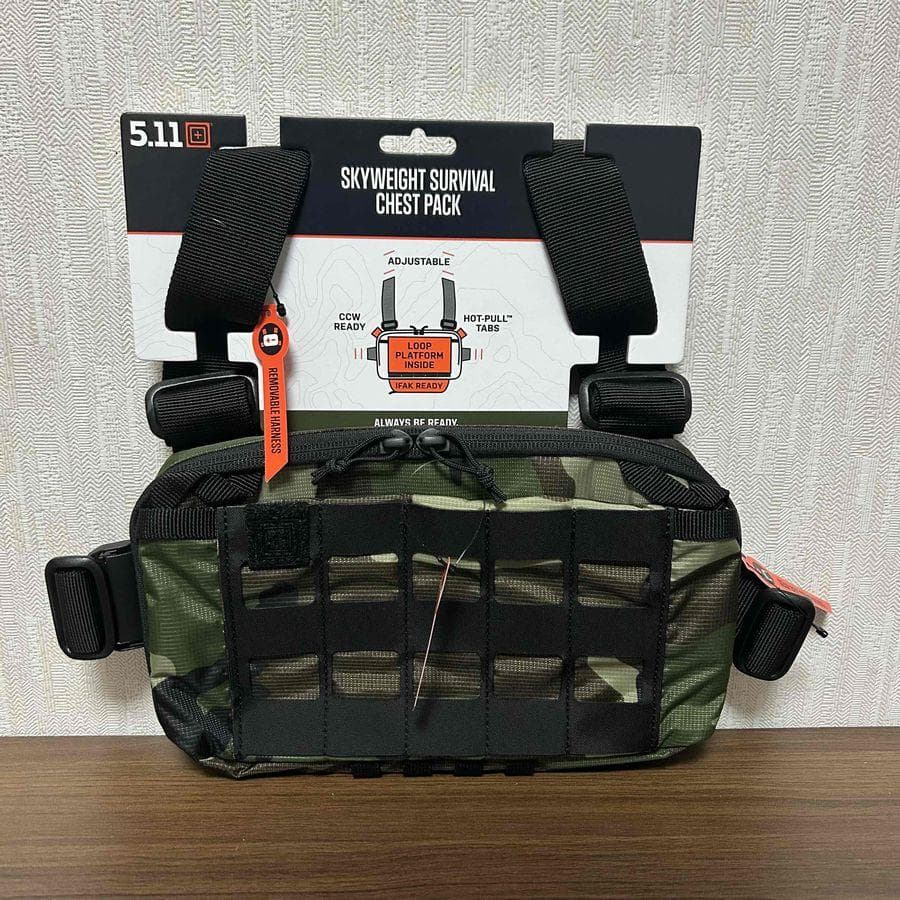 5.11 タクティカル スカイウェイト サバイバル チェストパック カモ 迷彩