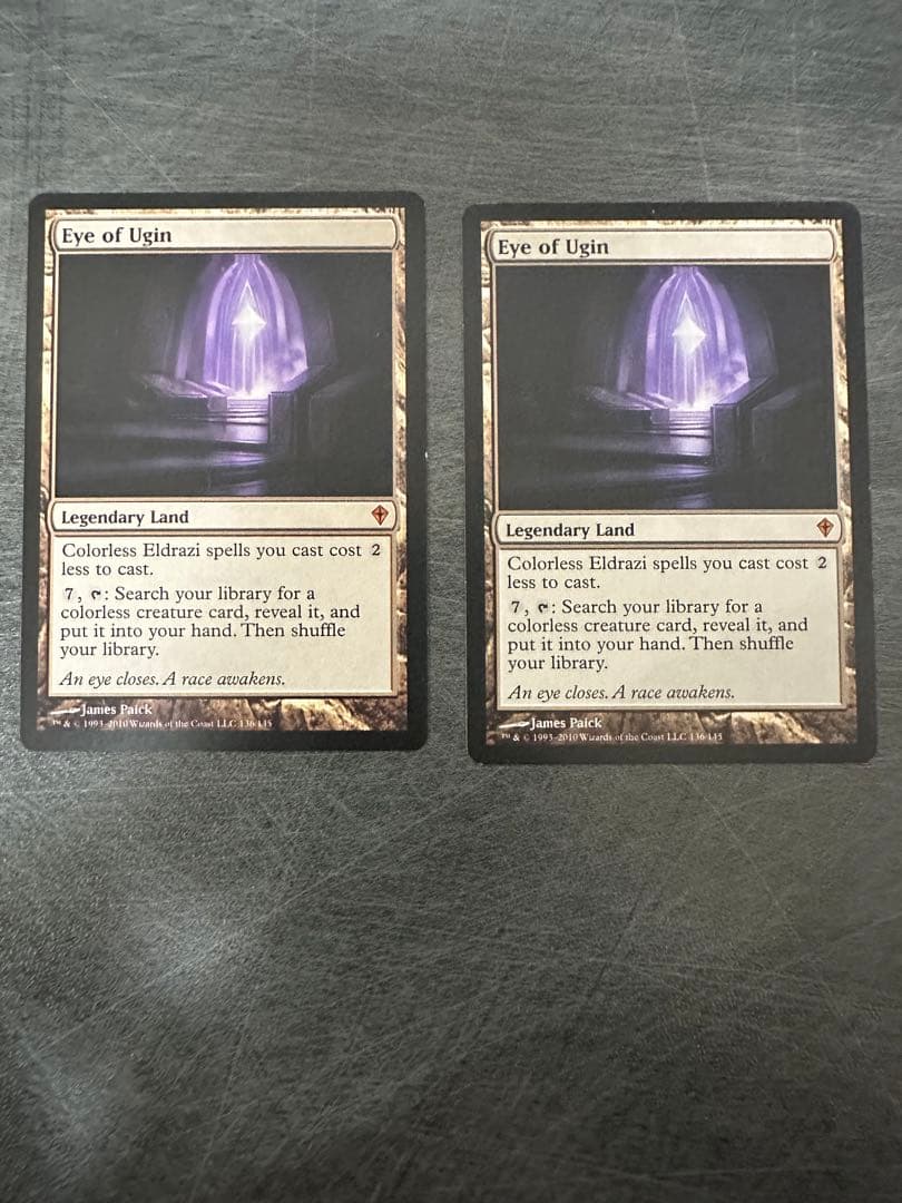 ウギンの目　wwk版　英語　2枚セット