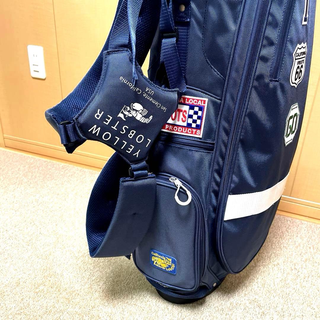 美品【限定生産】イエローロブスター スタンド式 キャディバッグ (完売品)