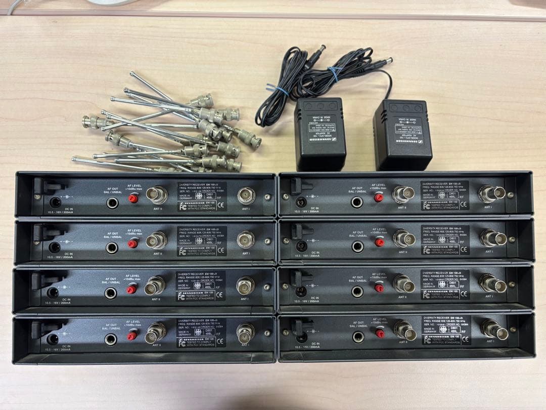 Sennheiser EW 100 G3 ワイヤレスシステム 8台セット