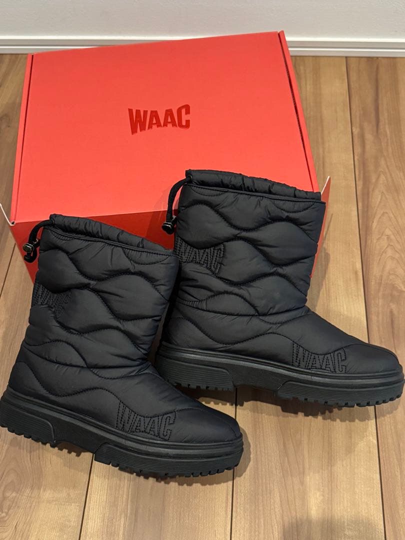 超美品 WAACゴルフシューズ　ブーツ