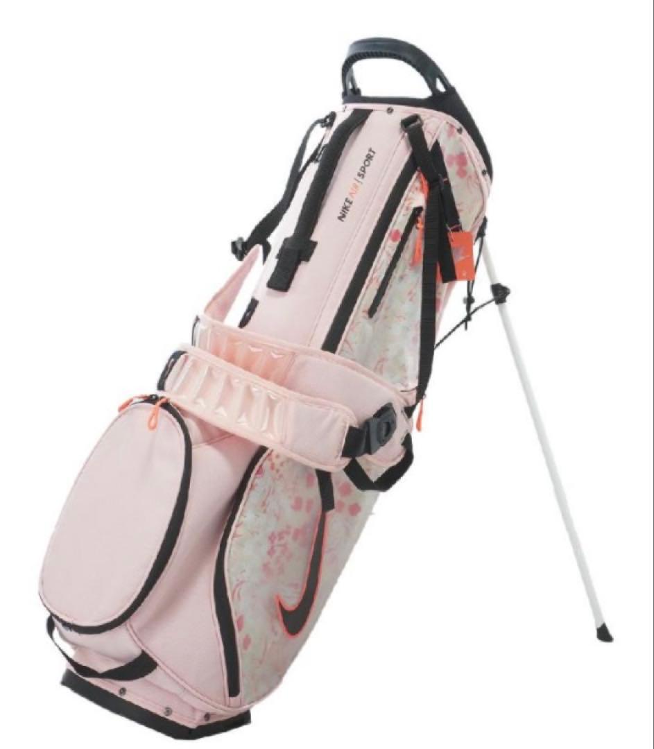 【新品未使用】NIKE GOLF/スタンド式 軽量キャディバッグ９型（ピンク）