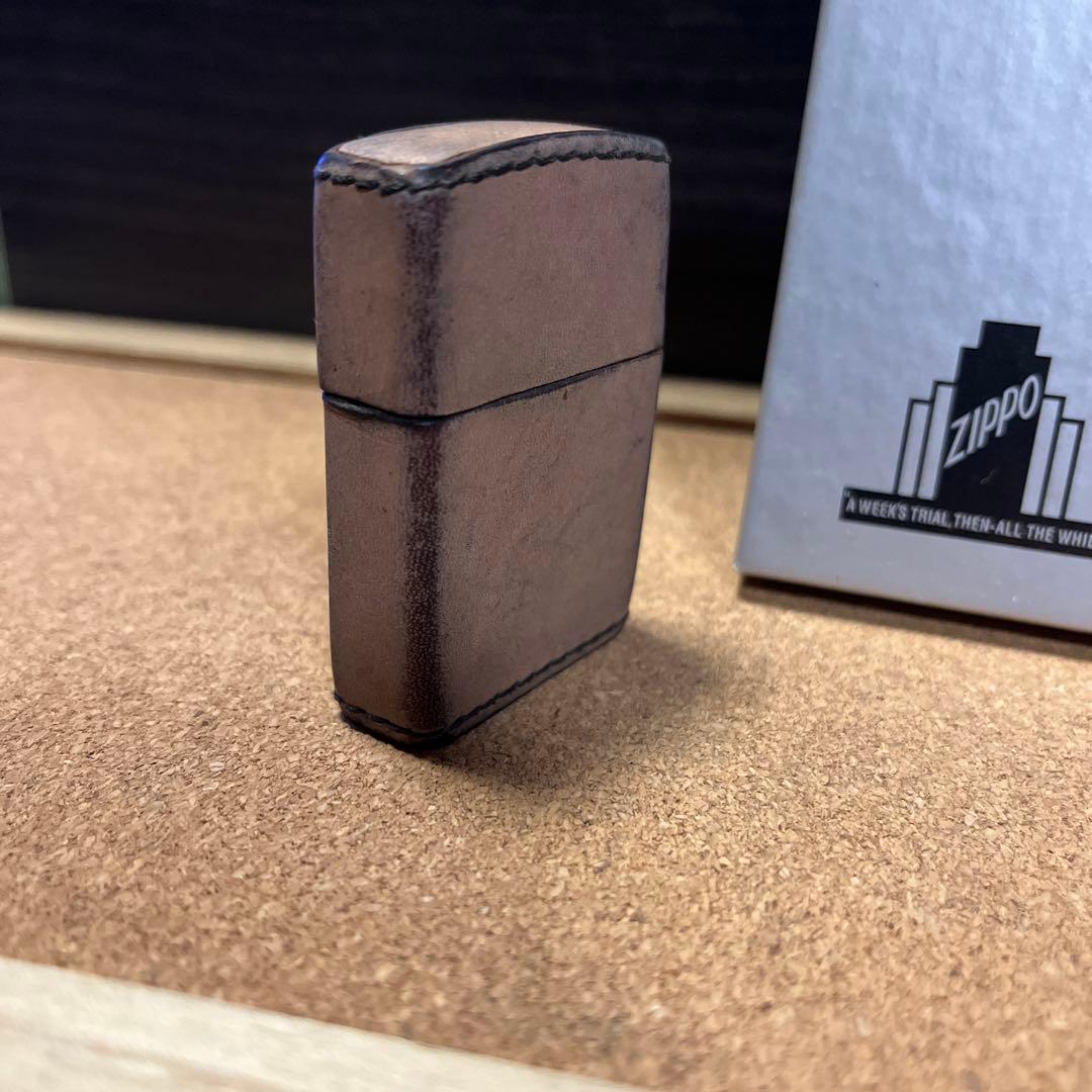 希少　HOPE ホープ　zippo 革　レザー