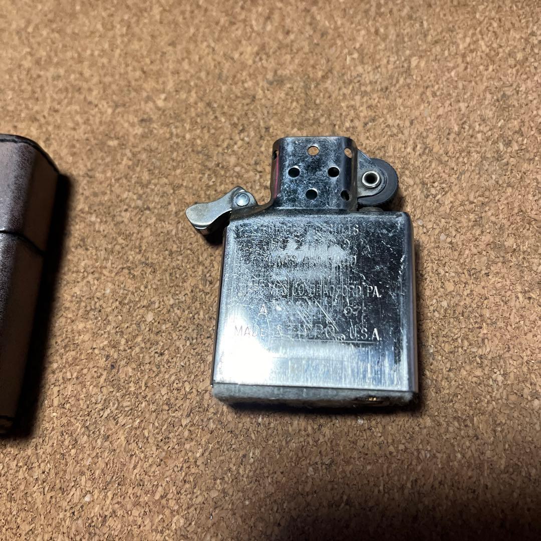 希少　HOPE ホープ　zippo 革　レザー