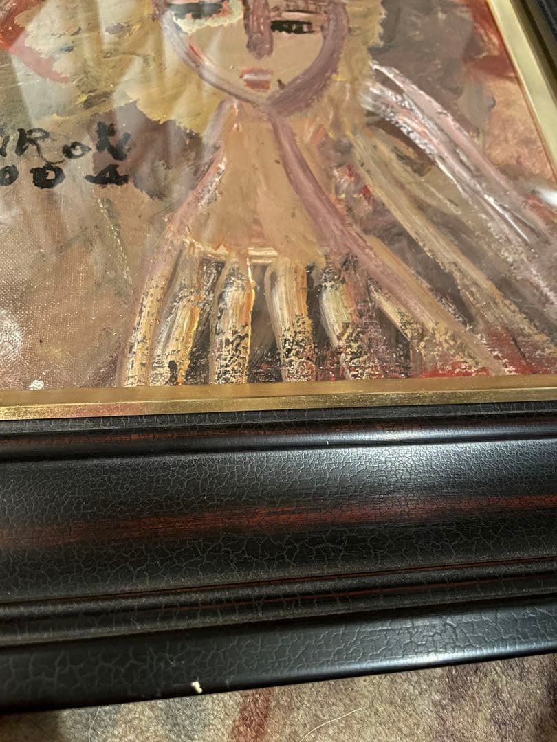 絵画　織田廣喜　オダヒロキ　少女　油彩　織田ひろき　美術品　アート　おだひろき