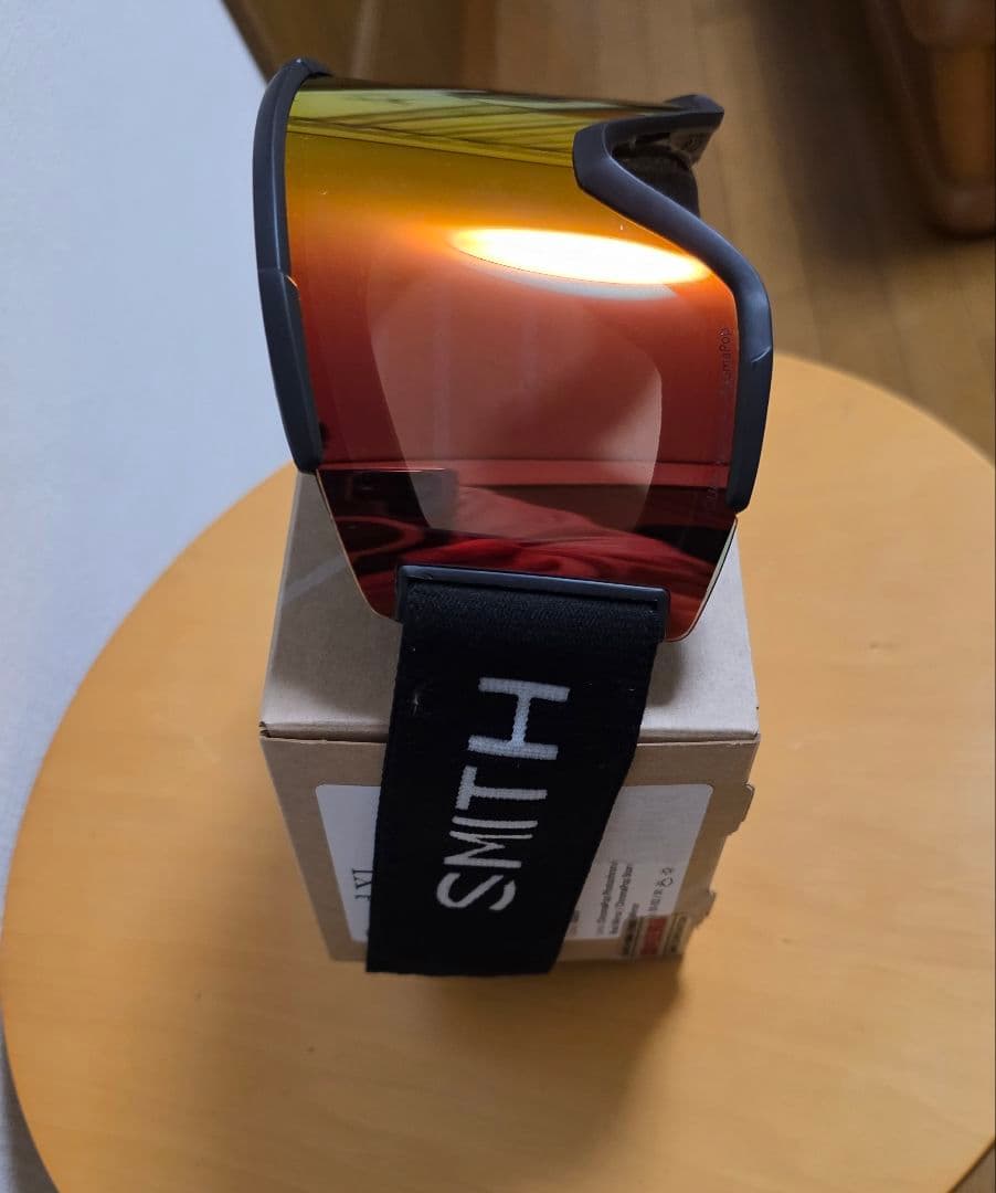 SMITH ゴーグル オレンジミラー 収納袋付き