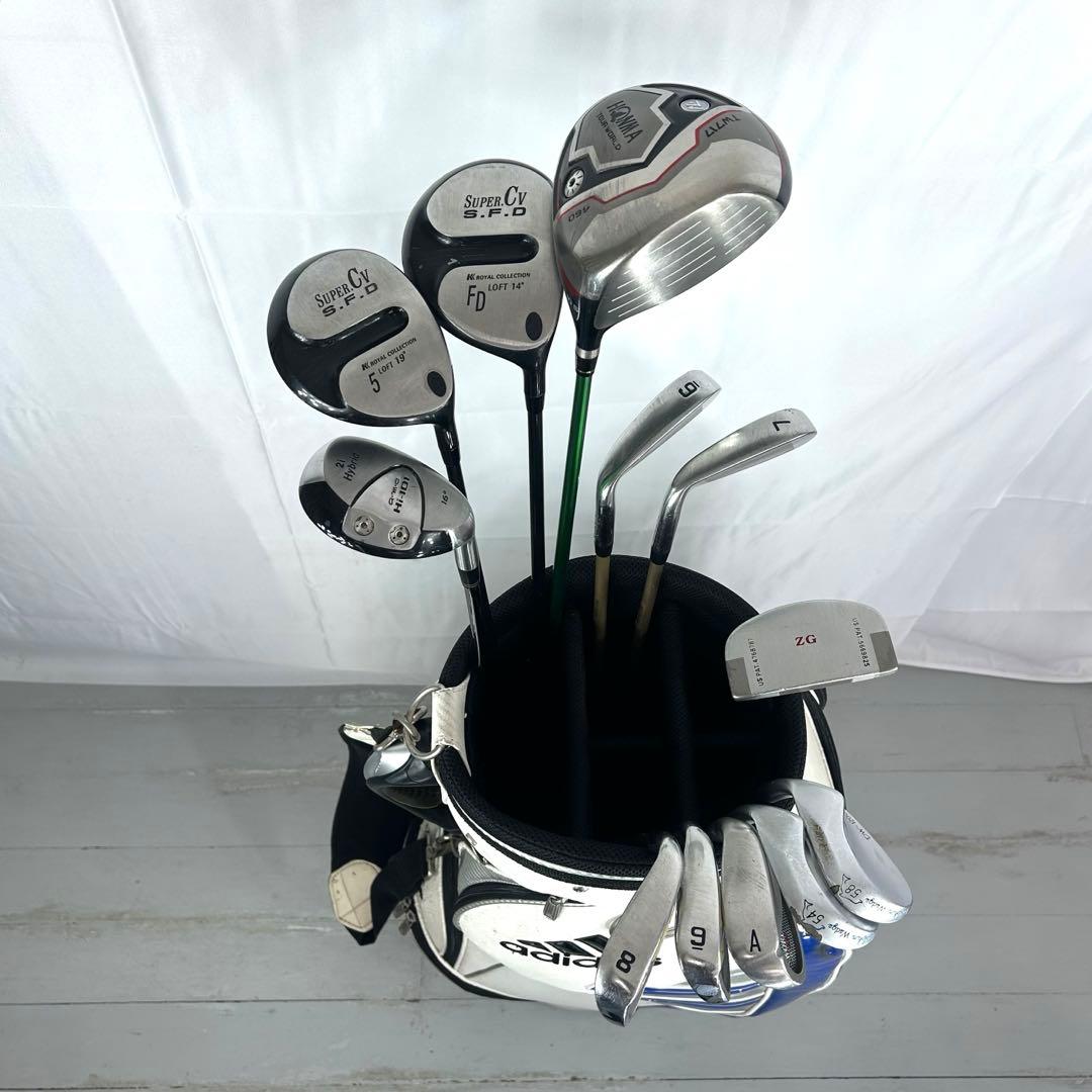 本格派　メンズゴルフクラブ12本　フルセット お試しセット　ゴルフセット