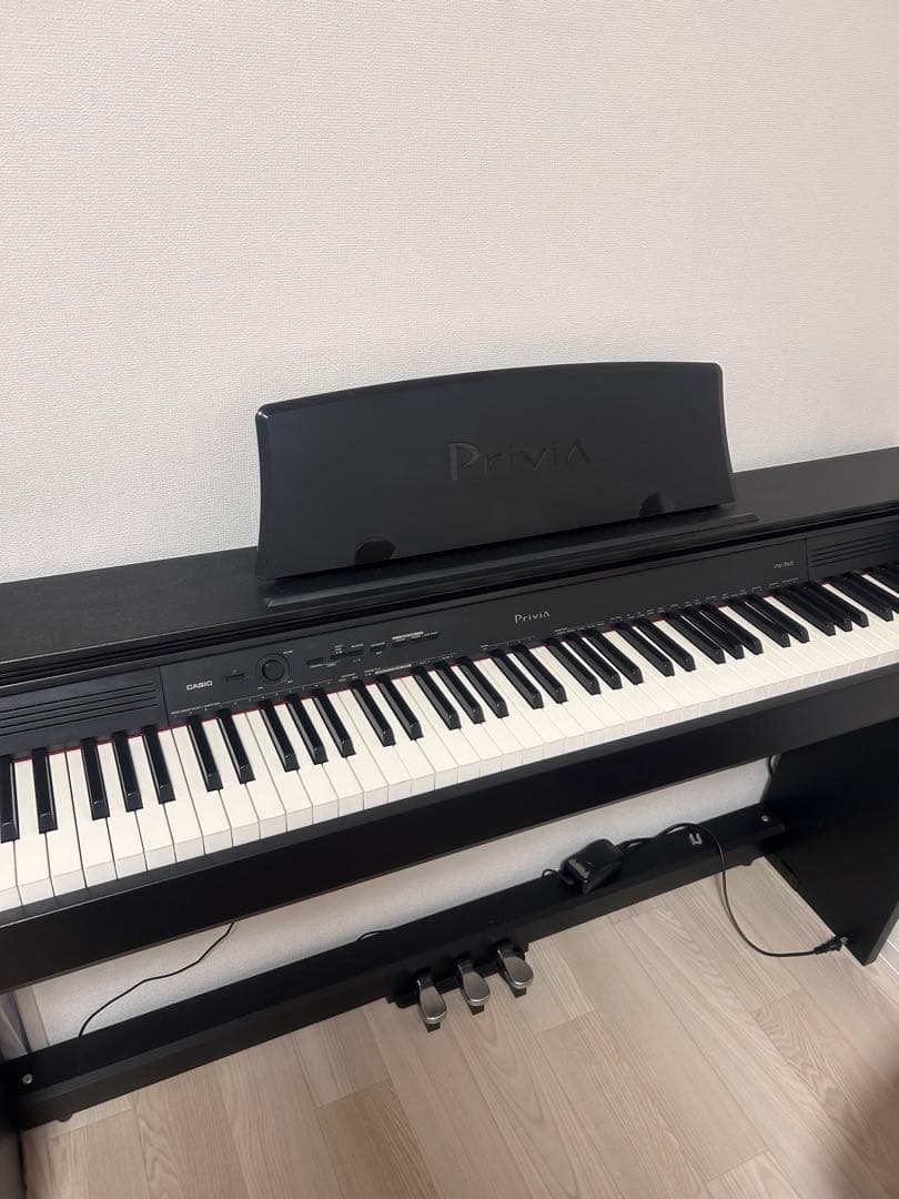 CASIO Privia デジタルピアノ ブラック　動作確認済み おまけ付き