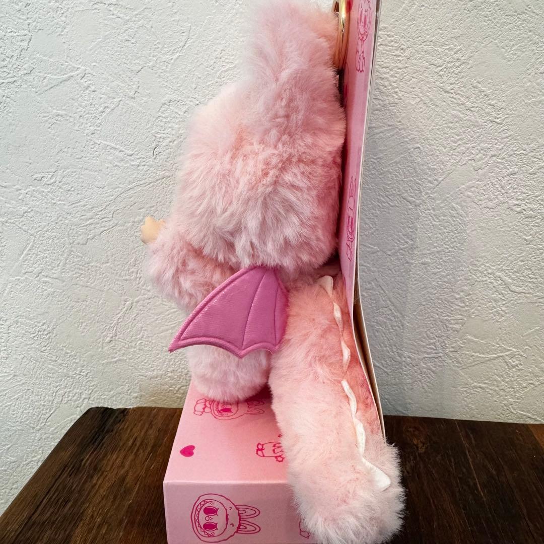 【海外限定】ZIMOMO LABUBUぬいぐるみキーホルダーピンクデビル
