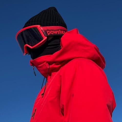 [Powster] スキーゴーグル雪上OTGスキー板ゴーグルバックル交換可能フォ