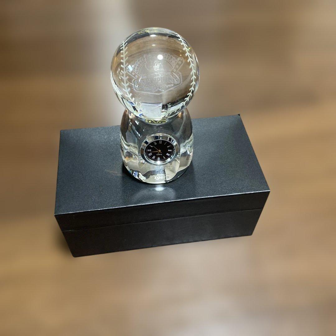 ⭐︎阪神タイガース2023リーグ優勝記念品ガラス時計