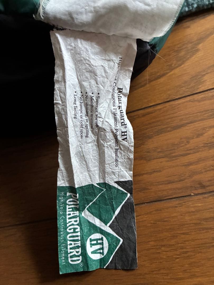 REI マミー型寝袋 グリーン ブラック