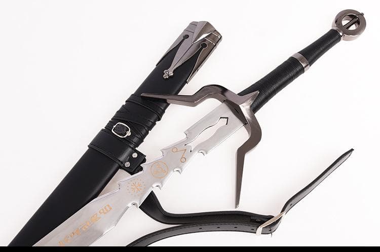 魔法使い4シリヤ銀剣 日本刀 模造刀 居合刀 武士道 武蔵 鑑賞用 手鍛造打