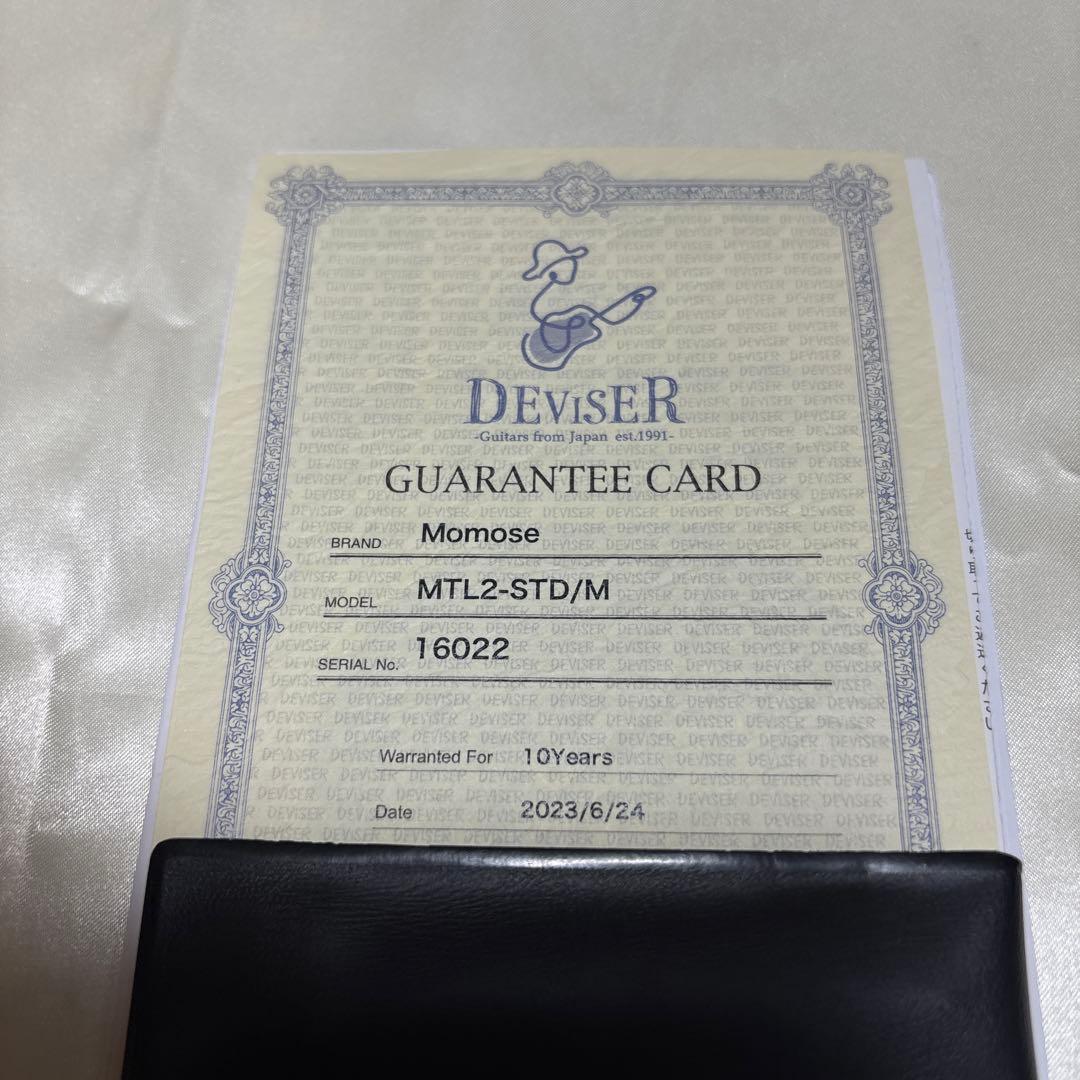 【超美品】momose テレキャス MTL2-STD/M 旧Fender型ヘッド