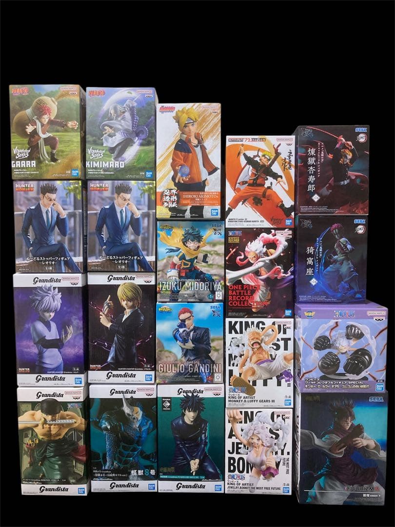 プライズ フィギュア まとめ売りNARUTO 鬼滅の刃 ワンピース 20体