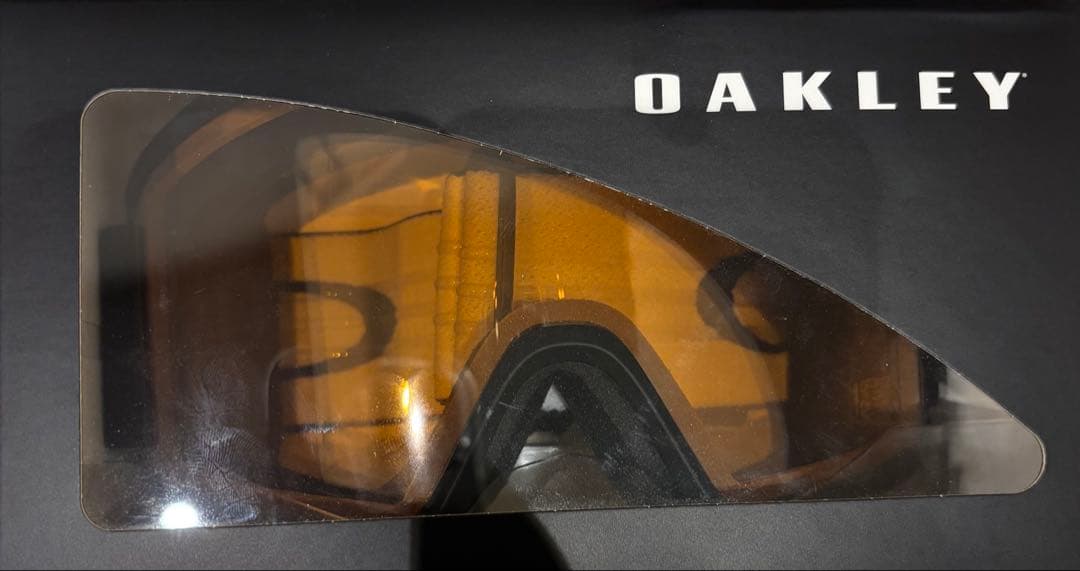 【美品】OAKLEY ゴーグル オレンジレンズ 専用ポーチ付