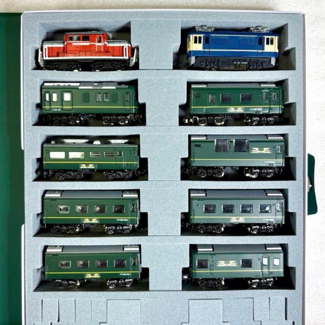 Bトレイン 特別なトワイライトフル編成＋DD51＋EF65 N化 機関車動力化