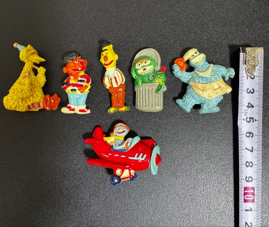 vintage セサミストリート　ブローチ　バッジ　6個セット　デッドストック