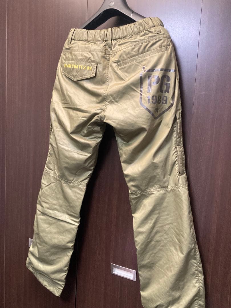 【美品】※送料無料※PEARLY GATES カーゴパンツ カーキ