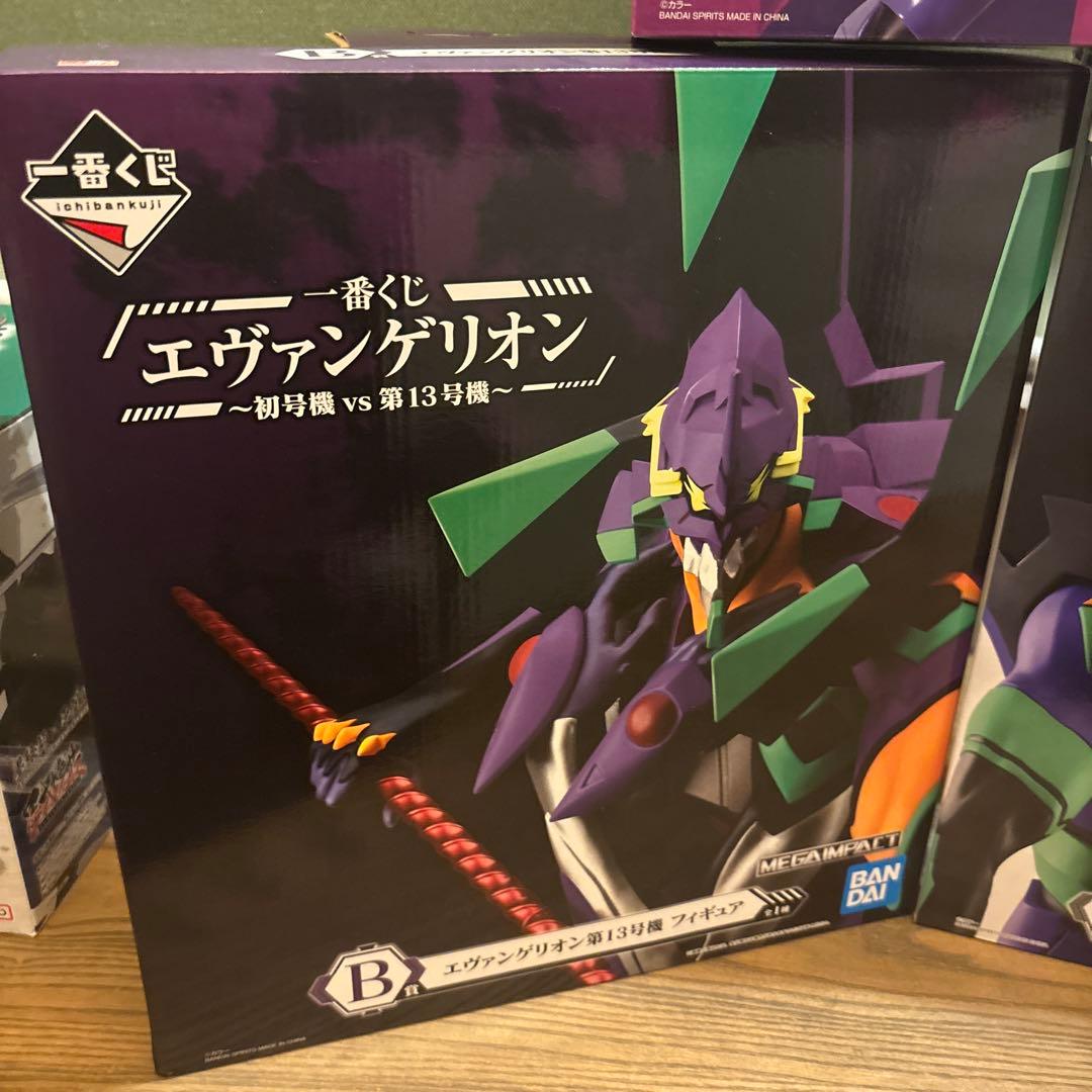 エヴァンゲリオン初号機vs第13号機　フィギュア　一番くじ　A賞　B賞　セット