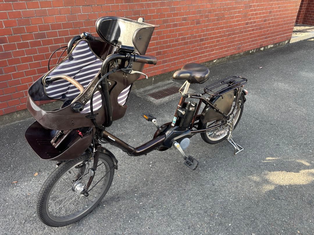 Panasonic 電動アシスト自転車 チャイルドシート付き12ah