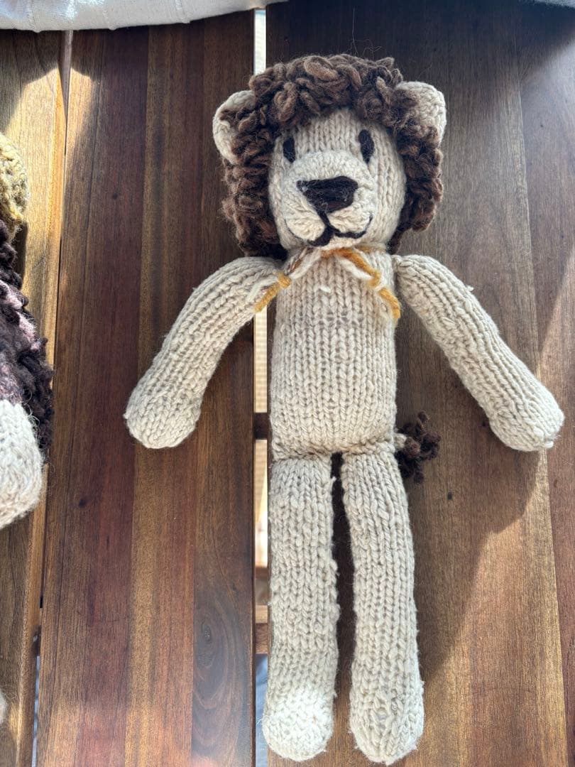 ケナナニッターズ　ケニア　ハンドメイド　あみぬぐるみ　2体セット