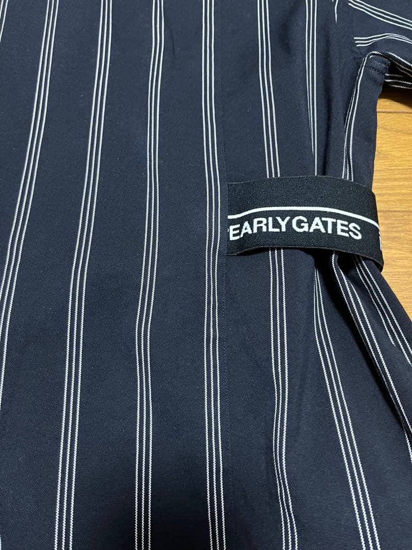 パーリーゲイツ ワンピース 先染 オックス ストレッチ ストライプ ゴルフウエア