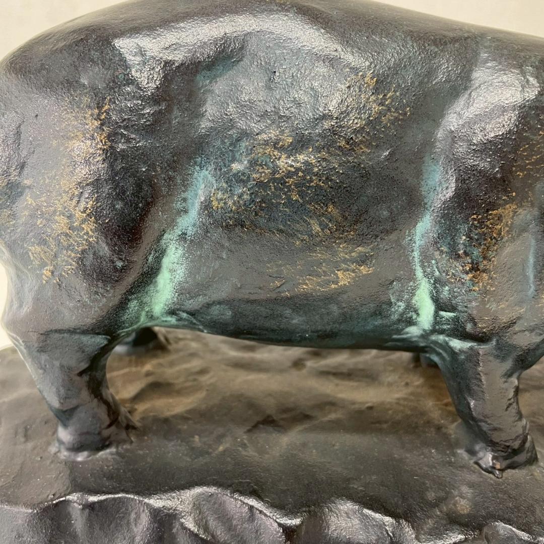 ヴィンテージ 豚 部位 鉄製 オブジェ アイアン 置物 ビンテージ