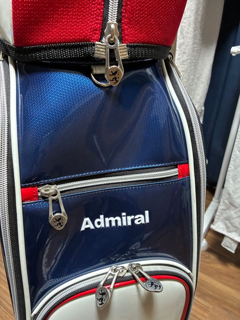美品Admiral ゴルフキャディバッグ