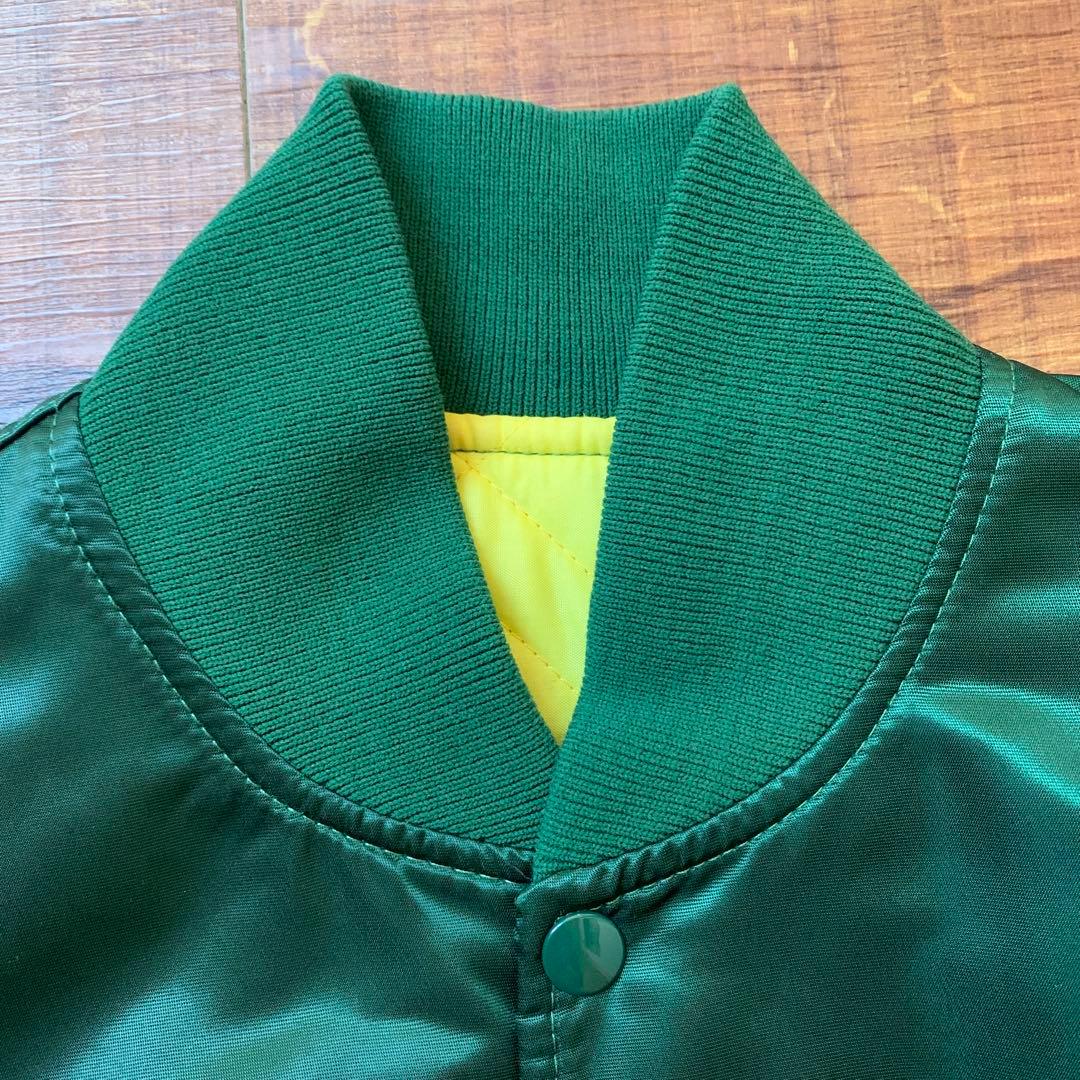 み*ほ様 Athletics アスレチックス スタジャン Lサイズ USA ヴィ