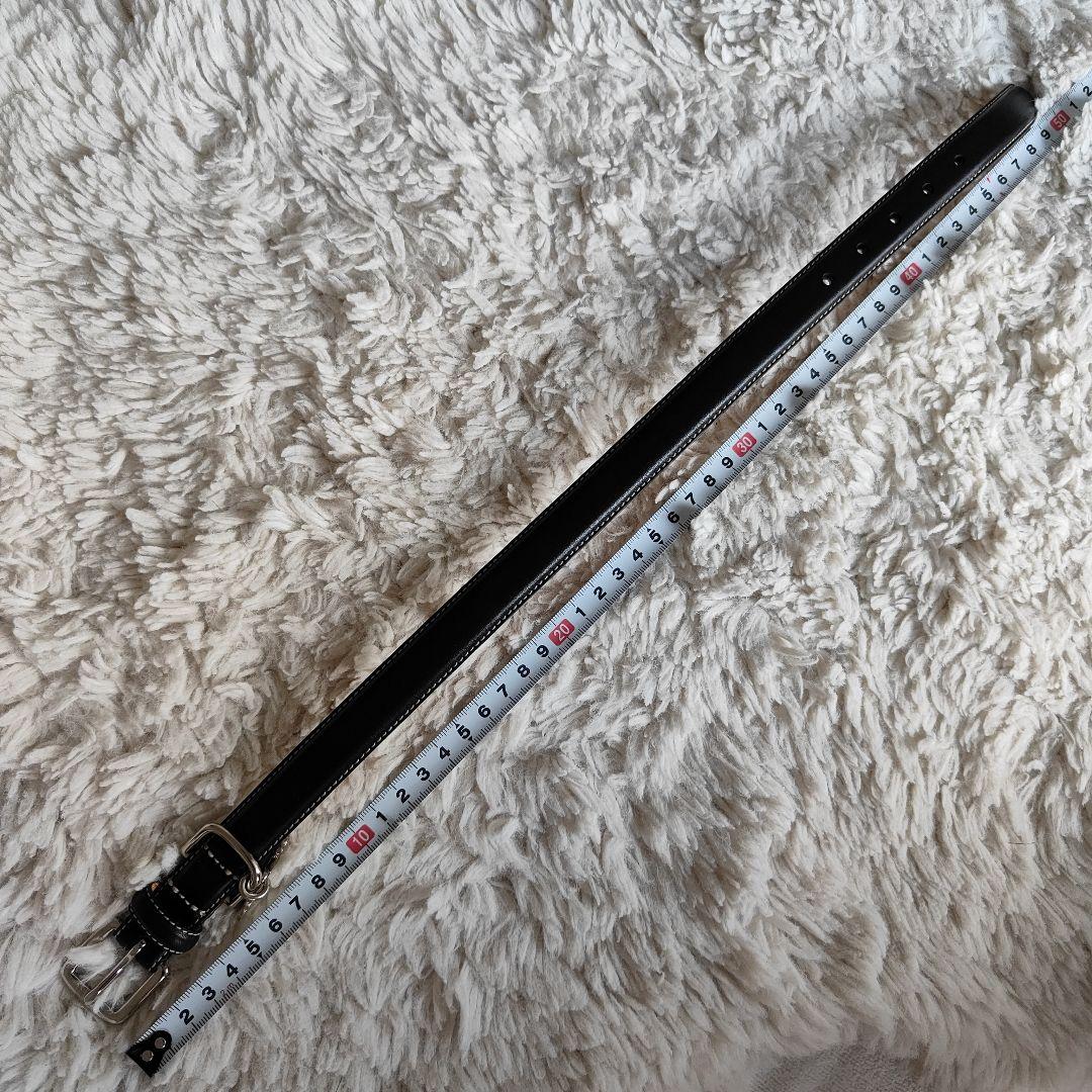 新品　COACH　コーチ　黒　ブラック　レザー　犬用首輪　М　中型犬　高級