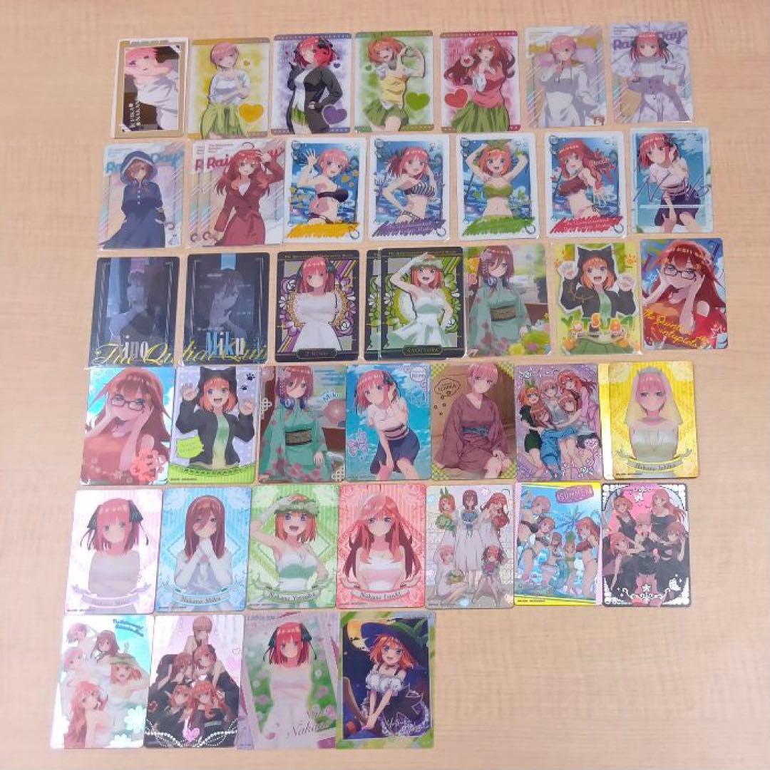 ❶未開封あり 五等分の花嫁 ウエハースカードなど SP 大量 まとめ売り