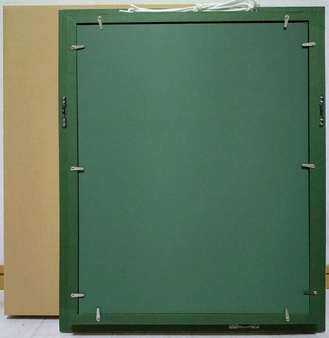 【F6号】水森亜土　手描き作品/表裏サイン・裏描き有/油彩/アクリル/額縁/額装